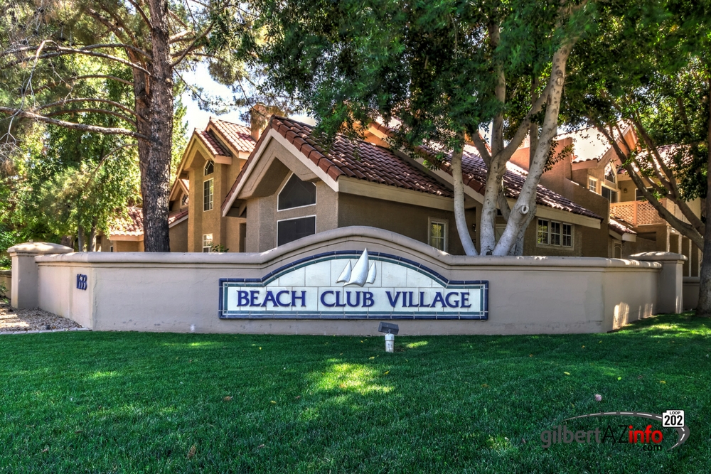Beach Club Village Townhomes for Sale at Val Vista Lakes in Gilbert